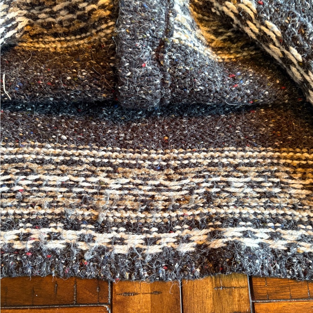 St. John's Bay Gray Wool Blend Chunky Knit - XL - Granola, Hippie, Natural - Picture 7 of 11